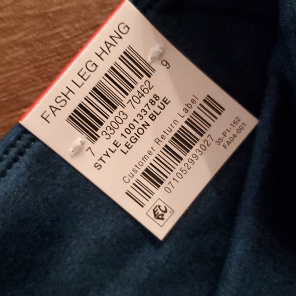 NWT Jenni Full Length Leggings Cross Band Front Legion Blue Women XS - Picture 5 of 10